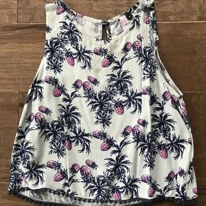 Francesca's Pineapple Tank-Top